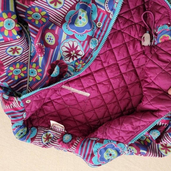 Hanna Andersson floral geometric jacket 5t - Picture 6 of 12